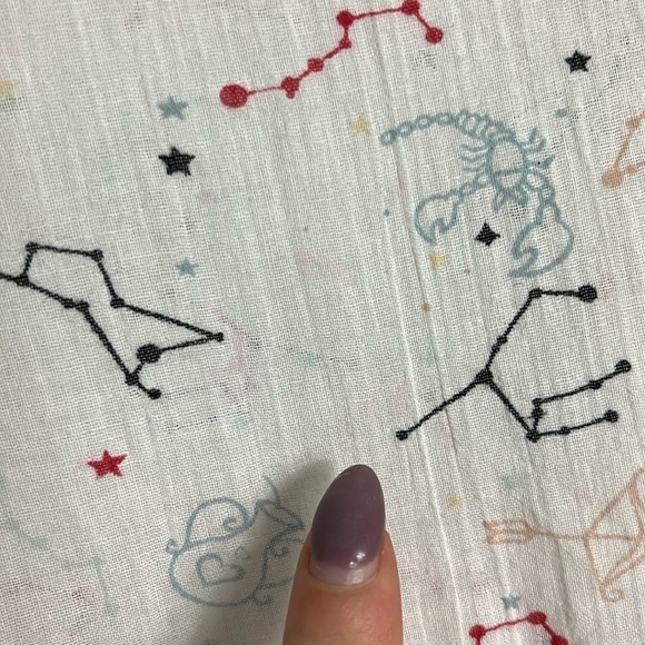 ModCloth Zodiac Sign Button Down Lightweight Novelty Print Shirt Size XS - Picture 12 of 16